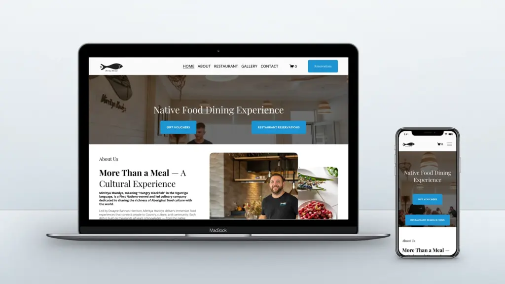 Mirritya Mundya website design