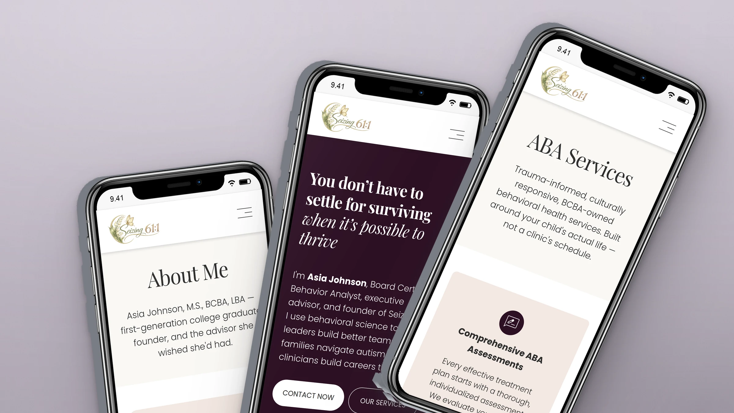 Seizing 61:1 3 Seizing 61:1 website on three phones