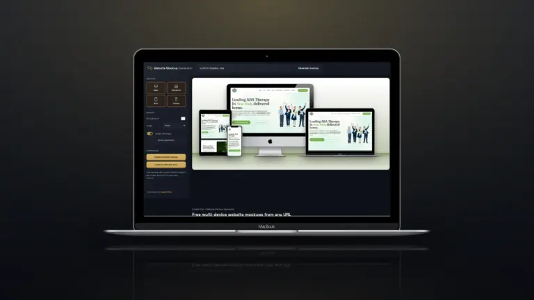 Best Free Website Mockup Generators Compared (From a URL or a Screenshot)